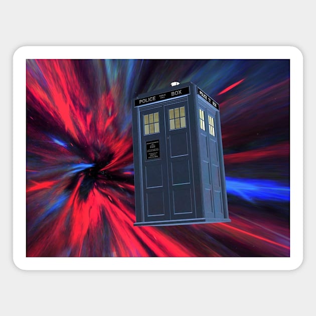 Tardis Magnet by Kerchow